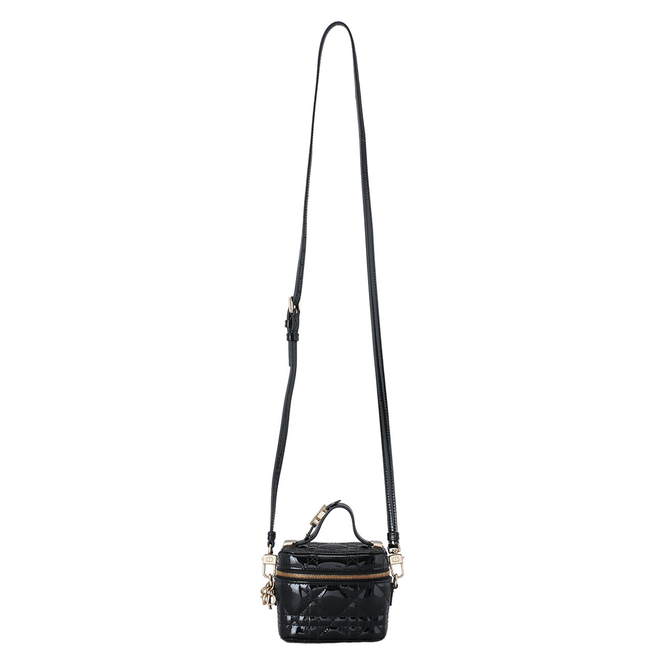 CHRISTIAN DIOR(USED)크리스찬디올 페이던트 마이크로 베니티 탑핸들